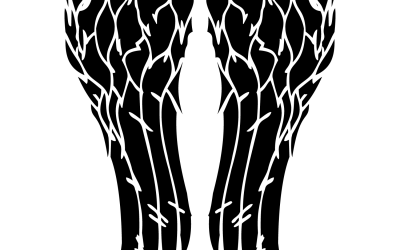 Première Illustration Ailes The Walking Dead ( 2 version )