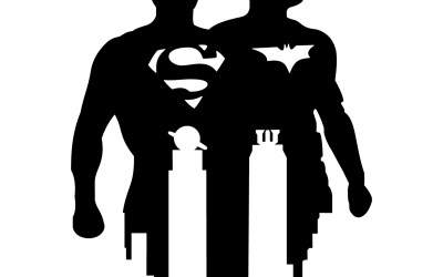 Première Illustration Batman + Superman ( 2 version )