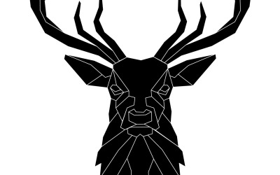 Première Illustration Tête de Cerf ( 2 version )
