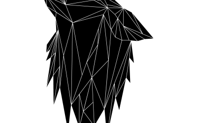Première Illustration Loup ( 2 version )