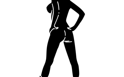 Troisième Illustration Silhouette Femme ( 2 version )