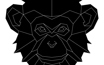 Première Illustration Singe ( 2 version )